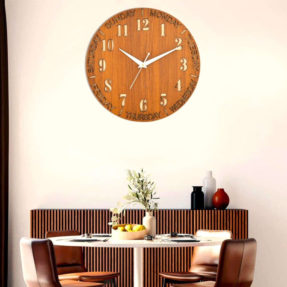Wooden Wall Clock
